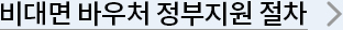 비대면 바우처 정부지원 절차